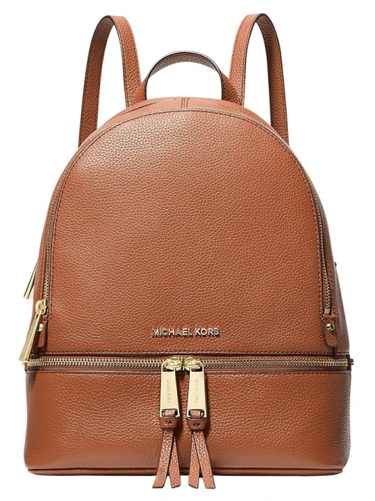 Zdjęcie produktu Michael Kors Skórzany plecak w kolorze karmelowym - 26 x 32 x 13 cm rozmiar: onesize