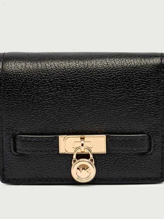 Zdjęcie produktu Michael Kors Skórzany portfel Hamilton Moderne czarny