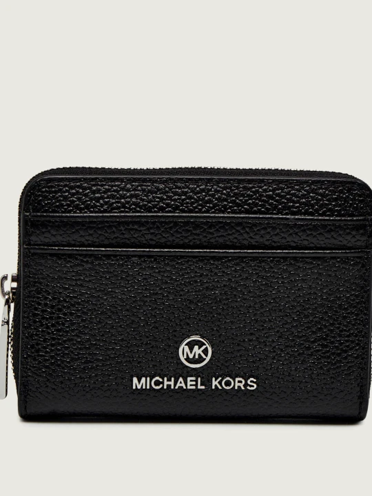 Zdjęcie produktu Michael Kors Skórzany portfel Jet Set Charm czarny