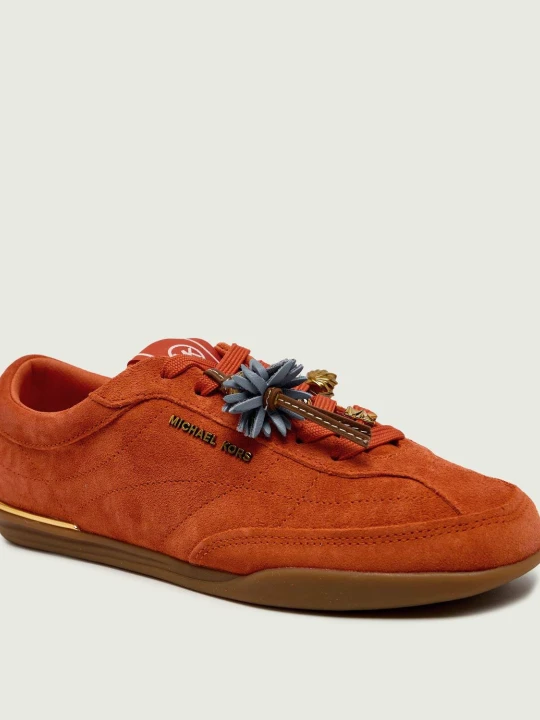 Zdjęcie produktu Michael Kors Sneakersy NOLAN | zamsz pomarańczowy