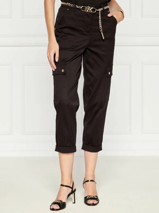 Zdjęcie produktu Michael Kors Spodnie cargo | Relaxed fit czarny