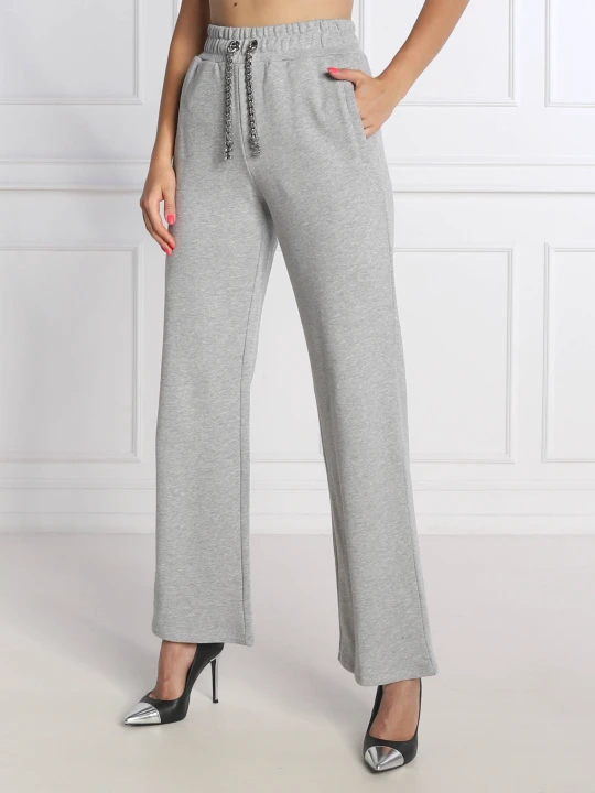 Zdjęcie produktu Michael Kors Spodnie dresowe | flare fit szary