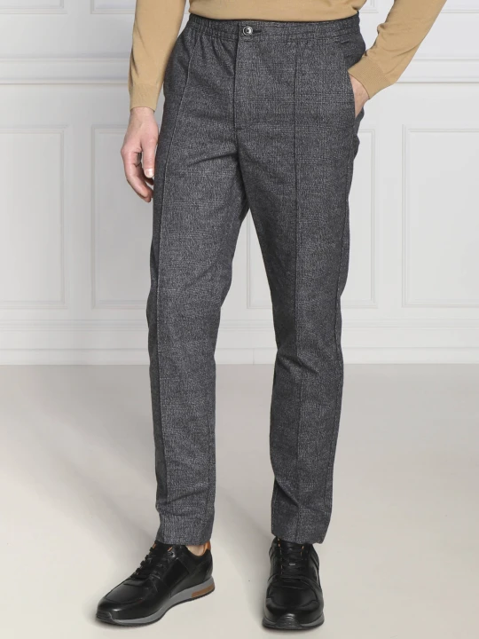 Zdjęcie produktu Michael Kors Spodnie FLANNEL GLEN | Regular Fit grafitowy