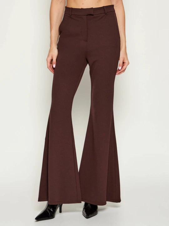 Zdjęcie produktu Michael Kors Spodnie | flare fit brązowy