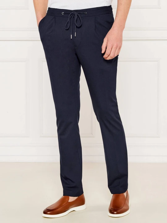 Zdjęcie produktu Michael Kors Spodnie | Tapered fit | stretch granatowy