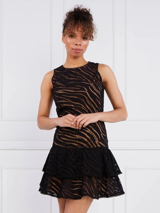 Zdjęcie produktu Michael Kors Sukienka EYELET SLVLS RFL czarny