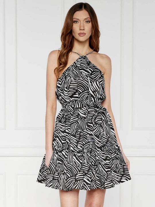 Zdjęcie produktu Michael Kors Sukienka z paskiem ZEBRA czarny