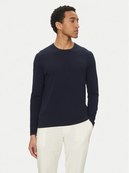 Zdjęcie produktu Michael Kors Sweter CB96080FE5 Granatowy Regular Fit