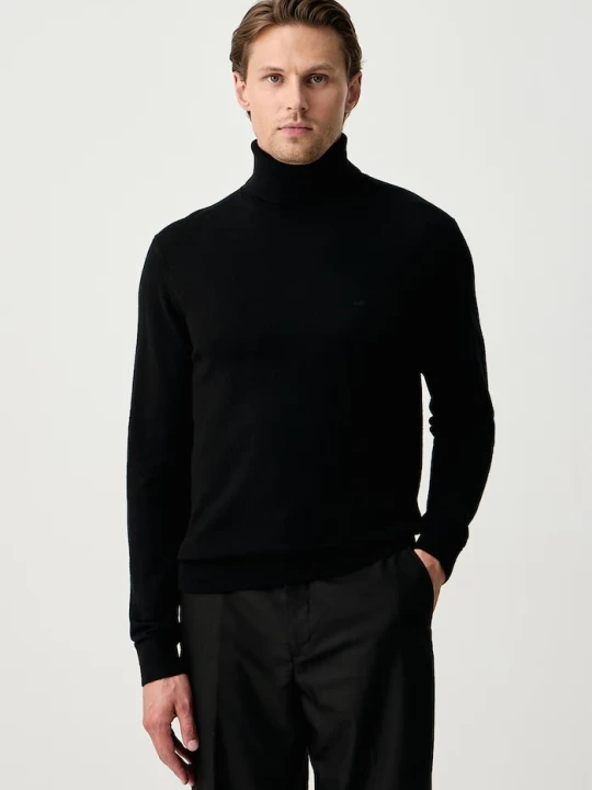 Zdjęcie produktu Michael Kors sweter męski z wełny merino czarny
