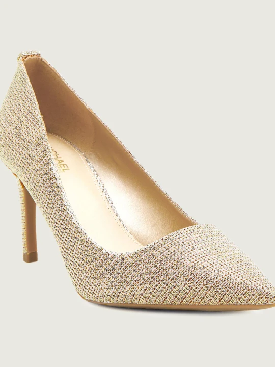 Zdjęcie produktu Michael Kors Szpilki ALINA FLEX PUMP | z dodatkiem skóry złoty