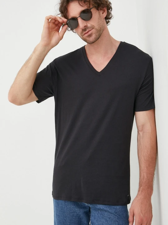 Zdjęcie produktu Michael Kors - t-shirt bawełniany (3-pack) czarny
