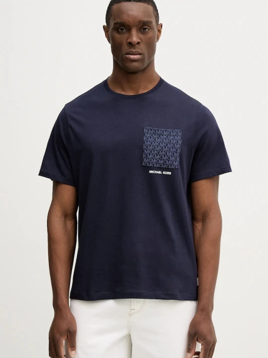 Zdjęcie produktu Michael Kors t-shirt bawełniany granatowy