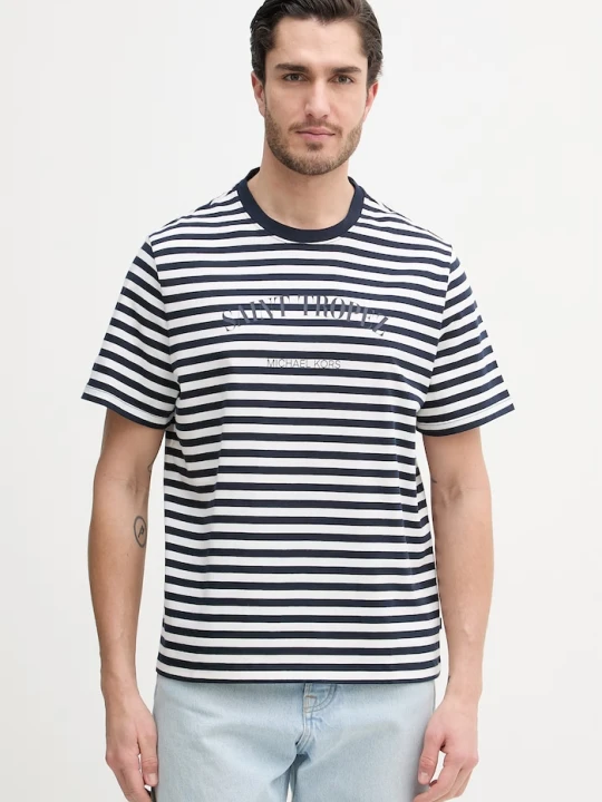 Zdjęcie produktu Michael Kors t-shirt bawełniany granatowy