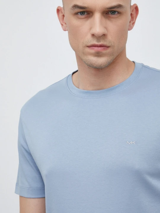 Zdjęcie produktu Michael Kors T-shirt męski bawełniany niebieski