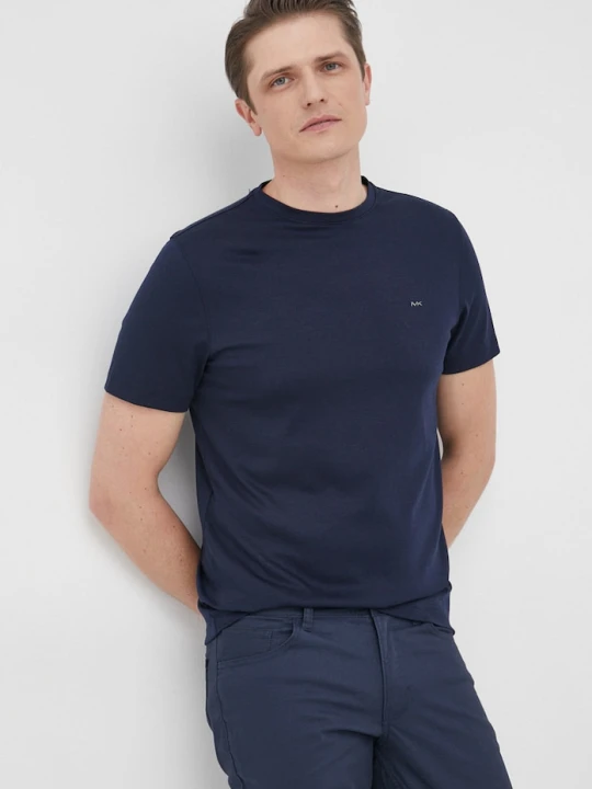 Zdjęcie produktu Michael Kors t-shirt bawełniany CB95FJ2C93 granatowy