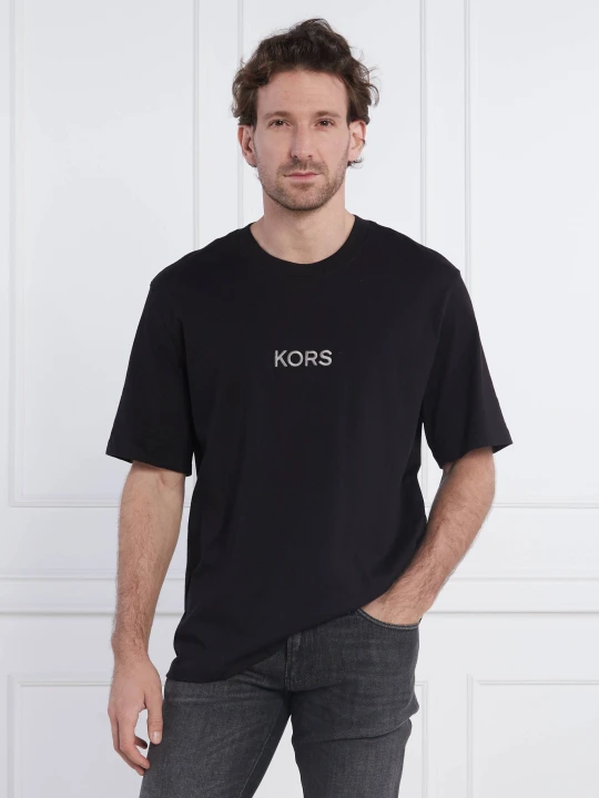 Zdjęcie produktu Michael Kors T-shirt EMB LOGO TEE | Regular Fit czarny