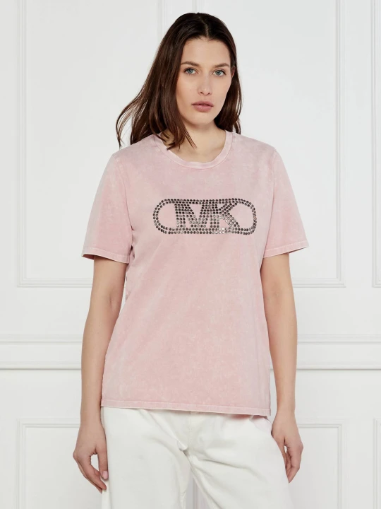 Zdjęcie produktu Michael Kors T-shirt EMPIRE | Regular Fit różowy