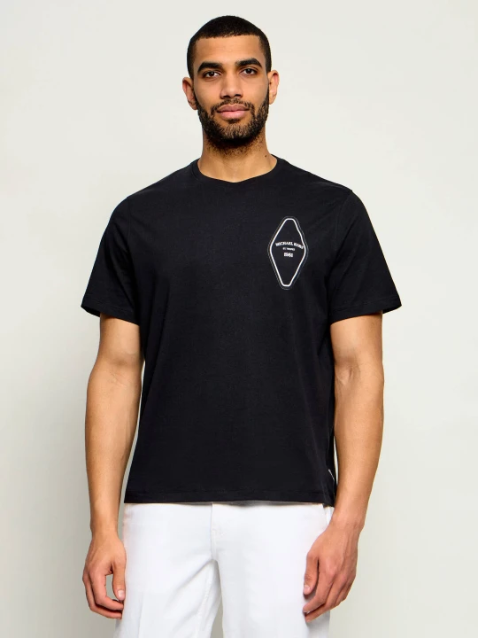 Zdjęcie produktu Michael Kors T-shirt Keychain | Regular Fit czarny