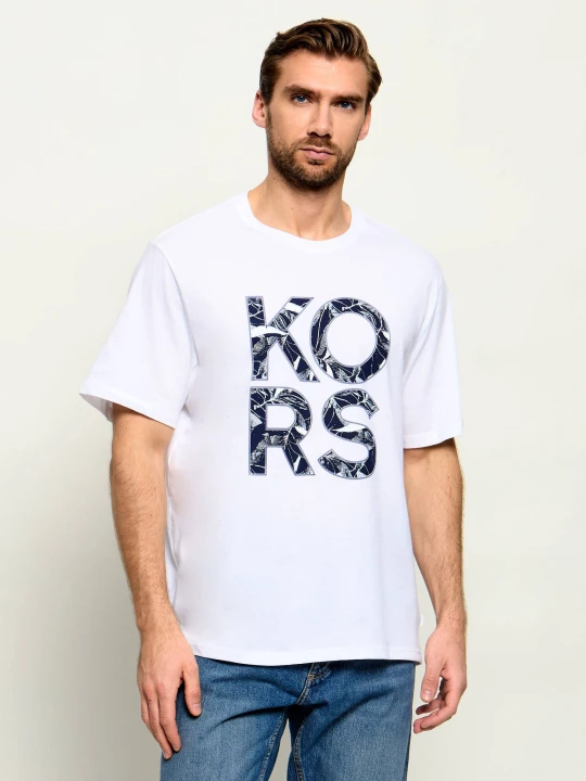 Zdjęcie produktu Michael Kors T-shirt LG FLORAL | Relaxed fit biały