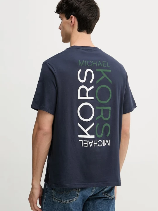 Zdjęcie produktu Michael Kors t-shirt męski bawełniany granatowy