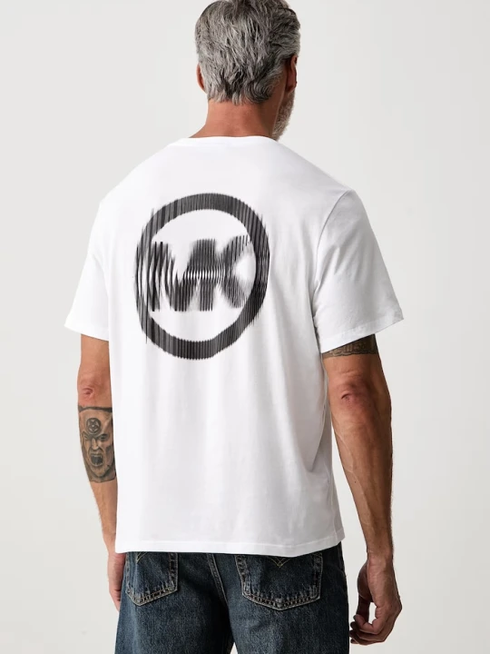 Zdjęcie produktu Michael Kors T-shirt męski bawełniany biały