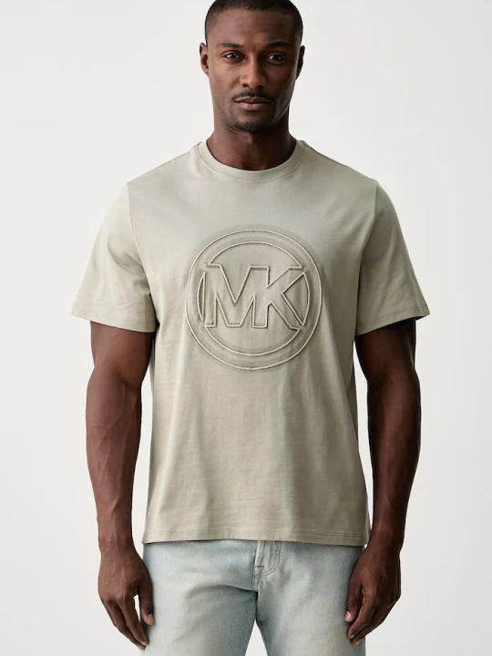 Zdjęcie produktu Michael Kors T-shirt męski bawełniany zielony