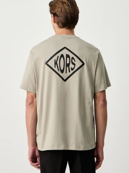 Zdjęcie produktu Michael Kors T-shirt męski bawełniany zielony