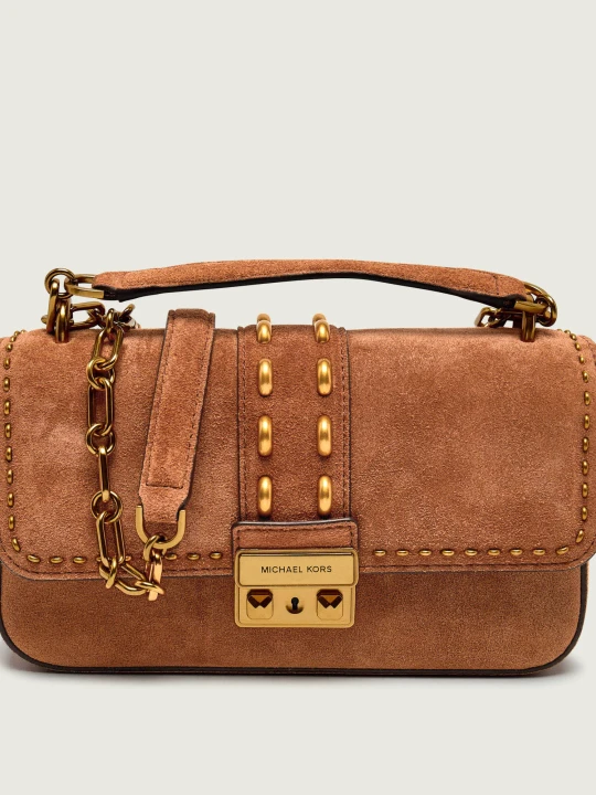 Zdjęcie produktu Michael Kors Torebka na ramię Tribeca | zamsz brązowy