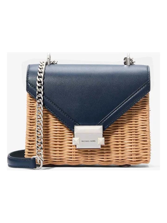 Zdjęcie produktu Michael Kors Torebka w kolorze granatowo-jasnobrązowym - 21 x 18 x 7 cm rozmiar: onesize