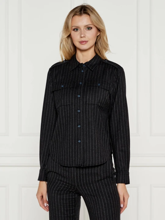 Zdjęcie produktu Michael Kors Wełniana koszula | Regular Fit grafitowy