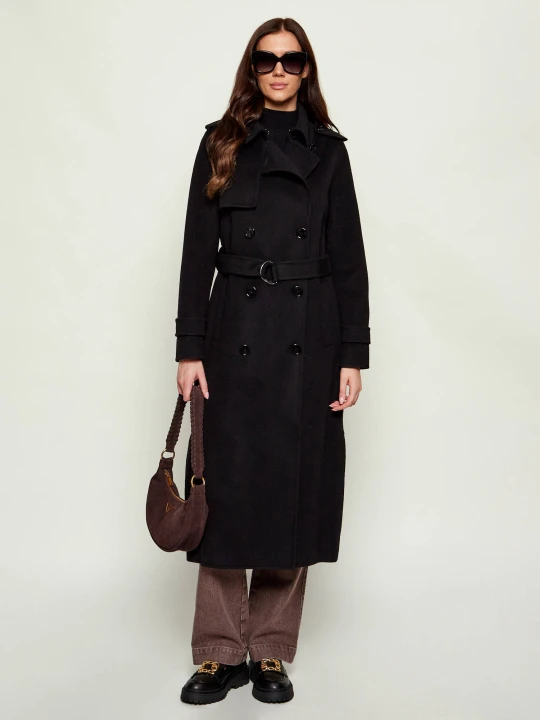 Zdjęcie produktu Michael Kors Wełniany płaszcz ULITTY czarny