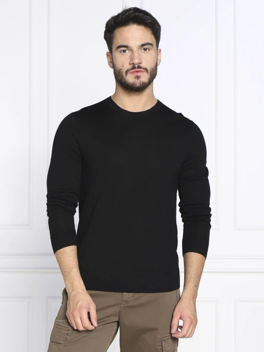 Zdjęcie produktu Michael Kors Wełniany sweter | Regular Fit czarny