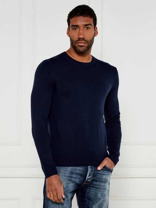 Zdjęcie produktu Michael Kors Wełniany sweter | Regular Fit granatowy