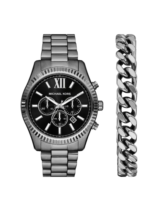 Zdjęcie produktu Michael Kors zegarek i bransoletka srebrny