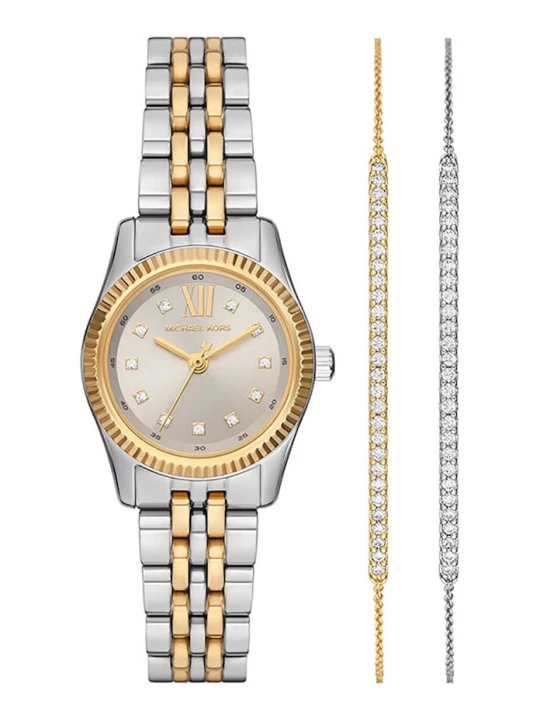 Zdjęcie produktu Michael Kors zegarek i bransoletki srebrny