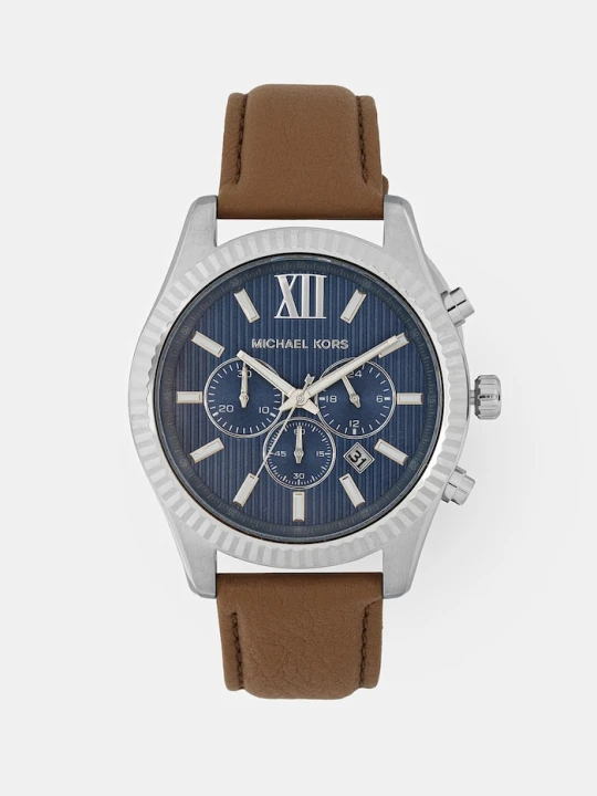 Zdjęcie produktu Michael Kors zegarek męski Lexington Man Chrono beżowy