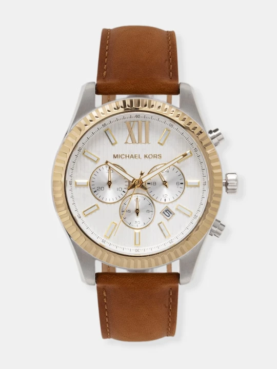 Zdjęcie produktu Michael Kors zegarek męski Lexington Man Chrono złoty