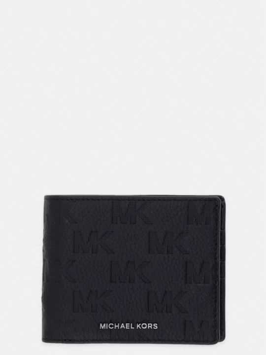 Zdjęcie produktu Michael Kors zestaw portfel i etui na karty męskie skórzane czarny