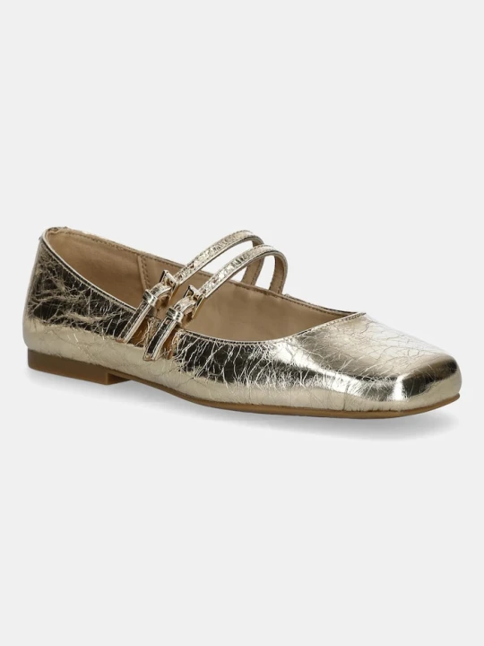 Zdjęcie produktu MICHAEL Michael Kors baleriny skórzane Matilda złoty
