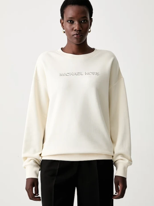 Zdjęcie produktu MICHAEL Michael Kors bluza damska bawełniana beżowy