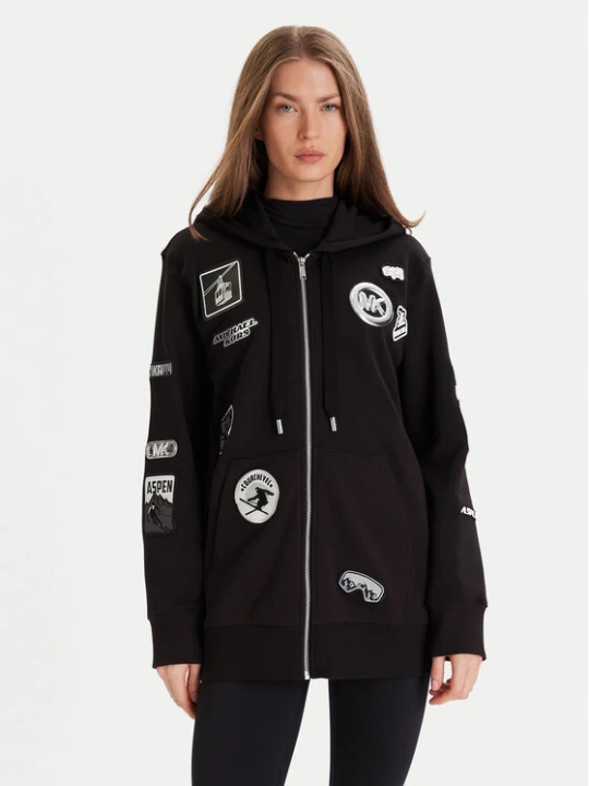 Zdjęcie produktu MICHAEL Michael Kors Bluza MF551WQ4MY Czarny Relaxed Fit