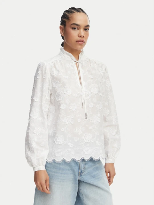 Zdjęcie produktu MICHAEL Michael Kors Bluzka MS640Y9KPX Biały Relaxed Fit