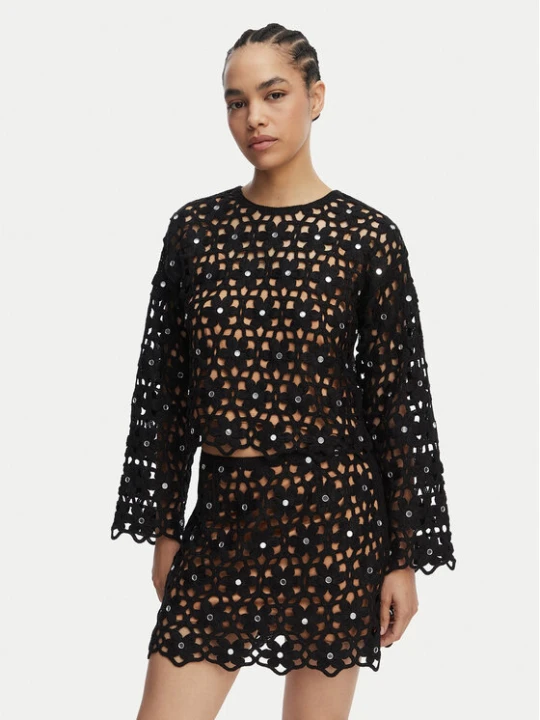 Zdjęcie produktu MICHAEL Michael Kors Bluzka MS651ZMKNE Czarny Regular Fit