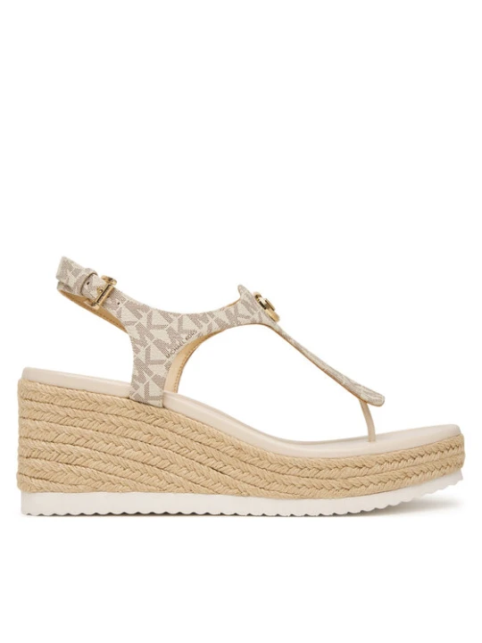 Zdjęcie produktu MICHAEL Michael Kors Espadryle Val Thong Wedge 40S6VAMS1B Écru Kremowy