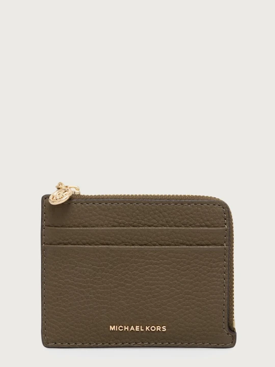 Zdjęcie produktu MICHAEL Michael Kors etui na karty damskie skórzane zielony