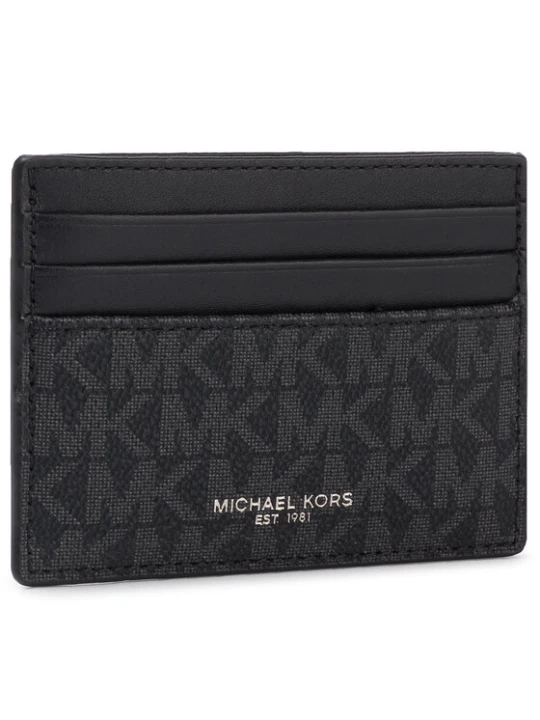 Zdjęcie produktu MICHAEL Michael Kors Etui na karty kredytowe Greyson 39F9LGYD2B Czarny