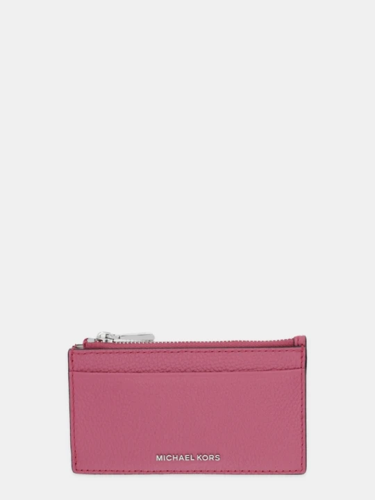 Zdjęcie produktu MICHAEL Michael Kors etui na karty skórzane różowy