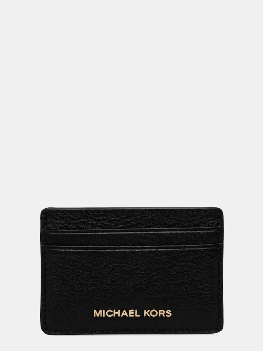Zdjęcie produktu MICHAEL Michael Kors etui na karty skórzane czarny