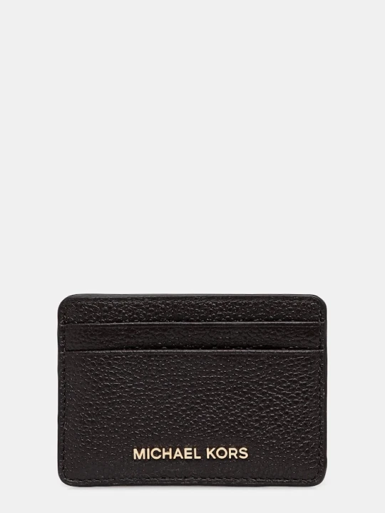 Zdjęcie produktu MICHAEL Michael Kors etui na karty skórzane brązowy