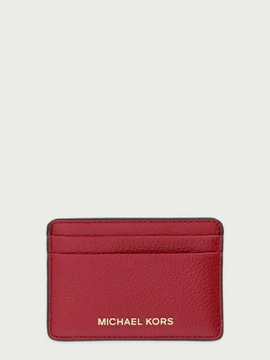 Zdjęcie produktu MICHAEL Michael Kors etui na karty skórzane czerwony
